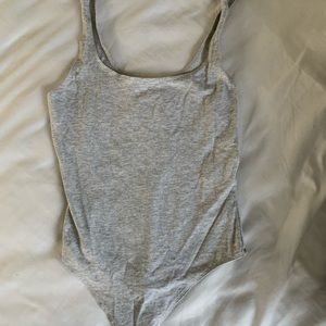 Light gray bodysuit